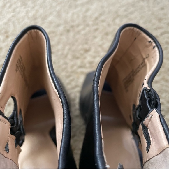 Banana Republic Open Toe Booties in Black Size 5 - Picture 15 of 16